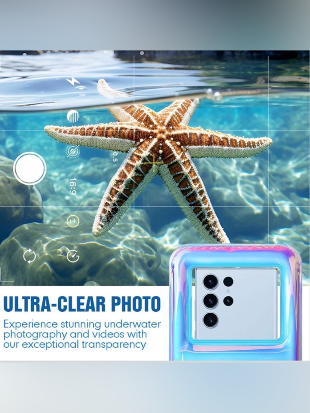 Waterproof Phone Pouch Floating, IPX8 Underwater Cell Phone Holder with Lanyard - Picture 7 of 15